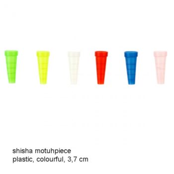 948820 Dreamliner shisha mouthpiece plastic, colourful, 3,7 cm