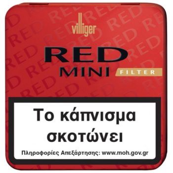 Villiger RED MINI VANILLA FILTER tin 20s-101V252