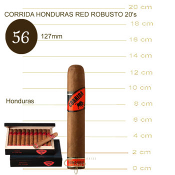 CORRIDA HONDURAS RED ROBUSTO 20’s