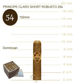 Principes Claro Short Robusto 25s