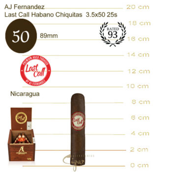 AJ Fernandez Last Call Habano Chiquitas 25s