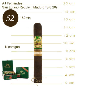 AJ Fernandez San Lotano Requiem Maduro Toro 20s