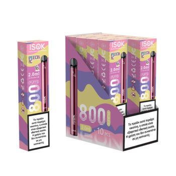 Isok Neon 6 Peach Ic 800 Puffs