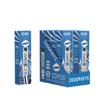 Isok Pro 2 Blue Ic 2000 Puffs