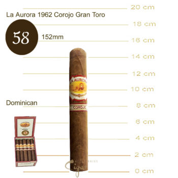 Πούρα La Aurora 1962 Corojo Gran Toro 20s