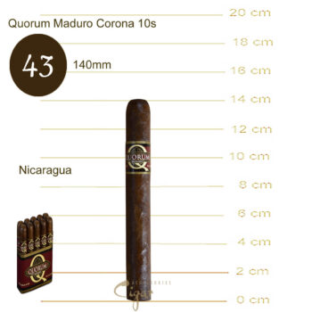 Πούρα Quorum Maduro Corona 10s