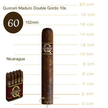 Πούρα Quorum Maduro Double Gordo 10s