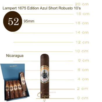 Lampert 1675 Edition Azul Short Robusto 10s