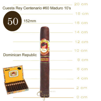 Πούρα Cuesta Rey Centenario #60 Maduro 10s