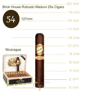 Πούρα Brick House Robusto Maduro 25s Cigars