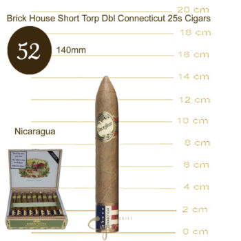 Πούρα Brick House Short Torp Dbl Connecticut 25s Cigars