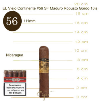 EL Viejo Continente #56 Maduro Robustum Gordo