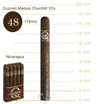 Πούρα Quorum Maduro Churchill 10s