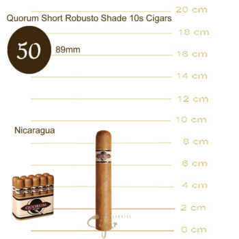 Πούρα Quorum Short Robusto Shade 10s