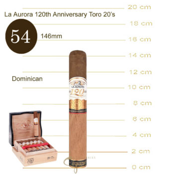 Πούρα La Aurora 120 Anniversary Robusto 20s