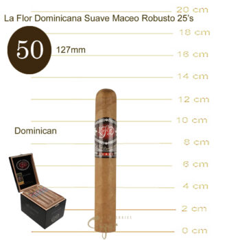 La Flor Dominicana Suave Maceo Robusto 25s